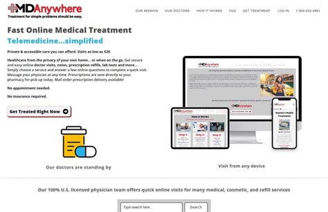 com online medical visits prescriptions urgent care home mdanywhere online medical visits and treatment starting at 19. . Mdanywhere reviews